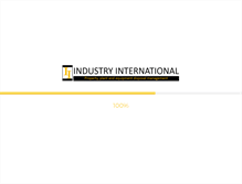 Tablet Screenshot of industryinternational.co.za